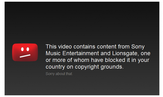 youtube continut blocat in romania