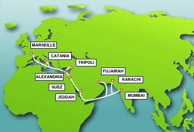 fibra optica europa asia prin canalul suez