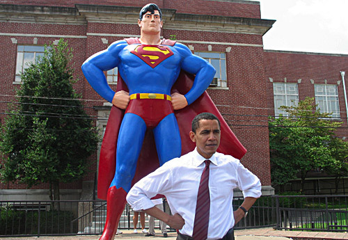 Obama superman