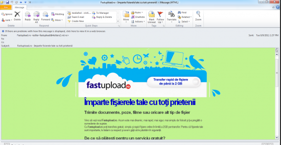 fastupload spam
