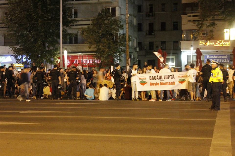 Protestul Rosia Montana de la Bucuresti