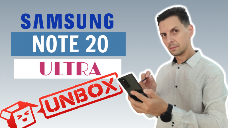 Unboxing Samsung Galaxy Note 20 ULTRA 5G