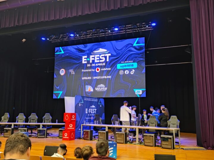 E-fest – powered by Vodafone. Cea mai importantă competiție de gaming din România