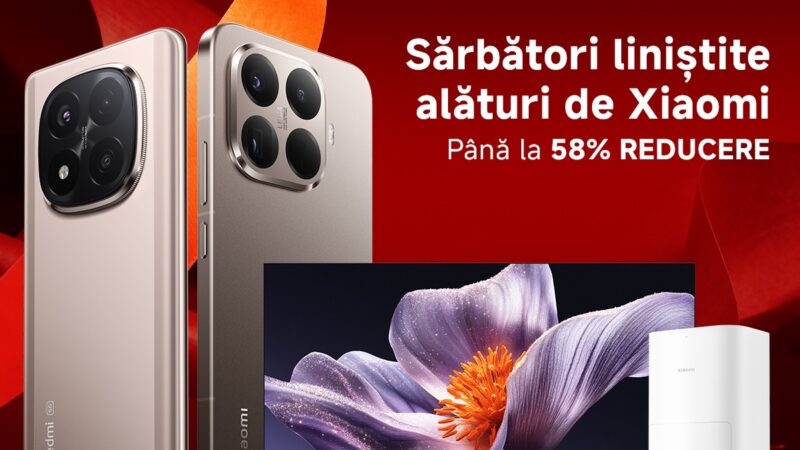 Idei de cadouri pentru sărbătorile de iarnă: electronice de la Xiaomi