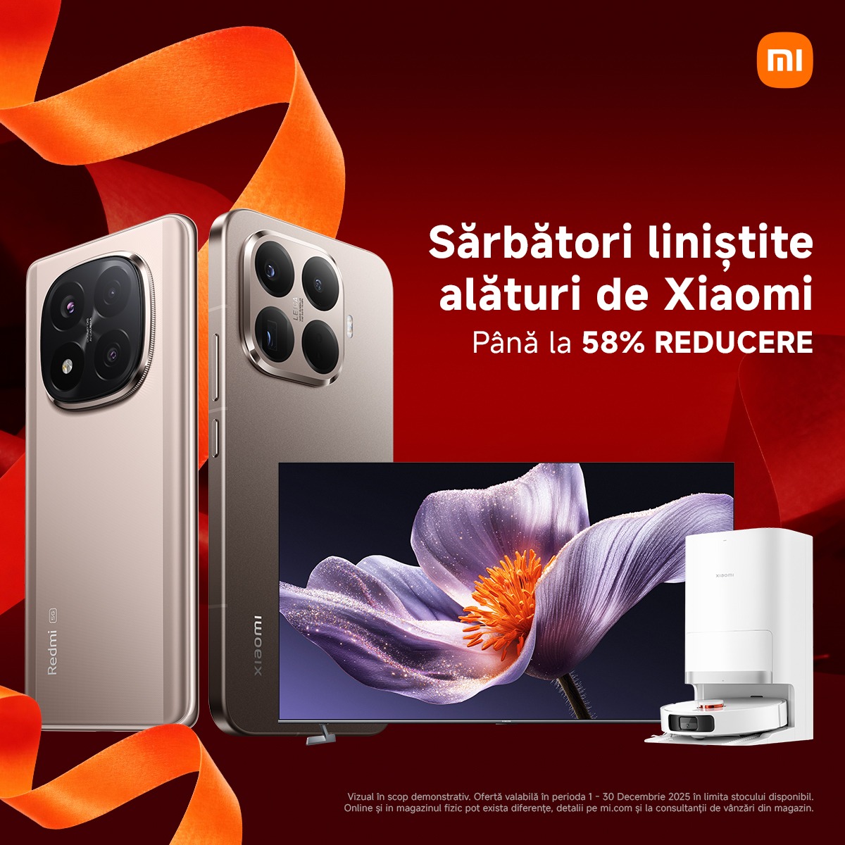 Idei de cadouri pentru sărbătorile de iarnă: electronice de la Xiaomi